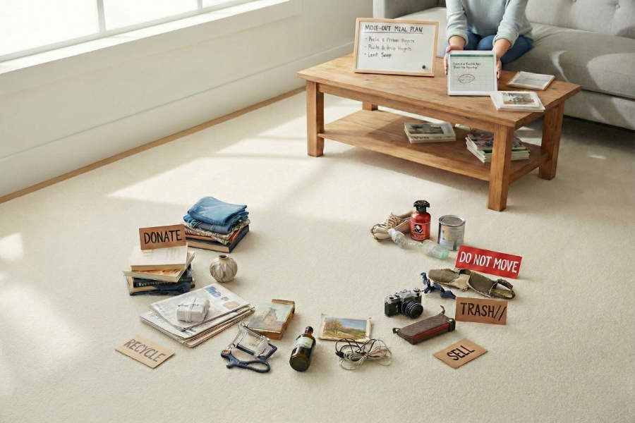 How to Declutter Before Moving