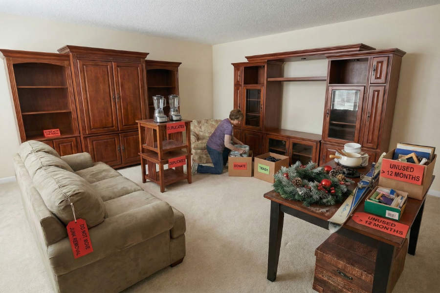 What to Declutter First When Downsizing