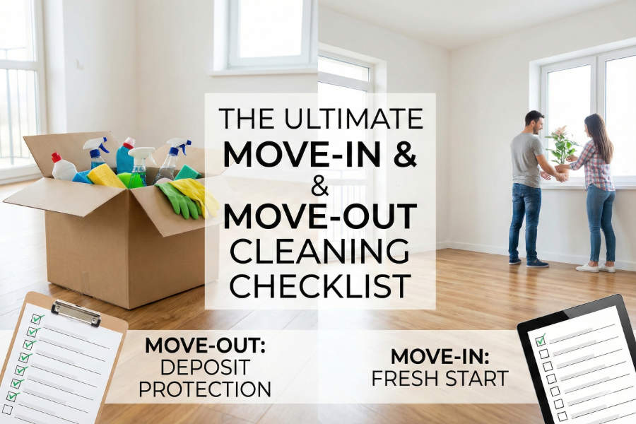 Ultimate Move-In & Move-Out Cleaning Checklist