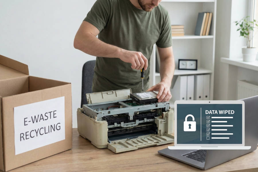 How to Dispose of a Printer (Data Security)