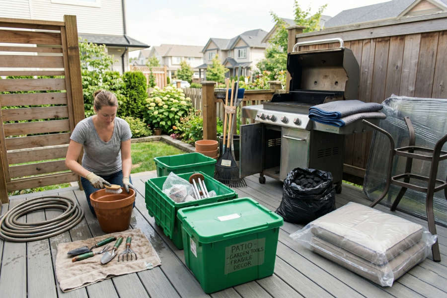 How to Pack a Patio for Moving