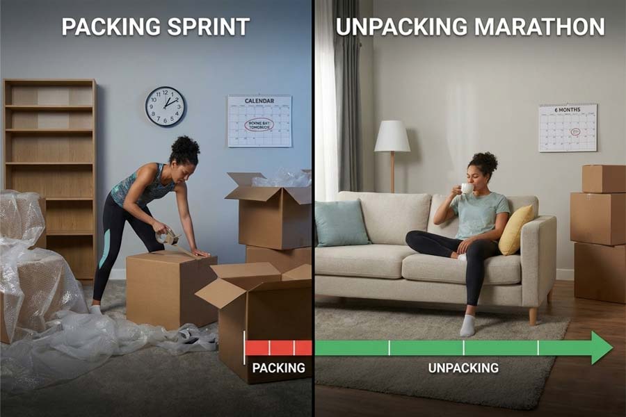 Packing vs. Unpacking Timelines